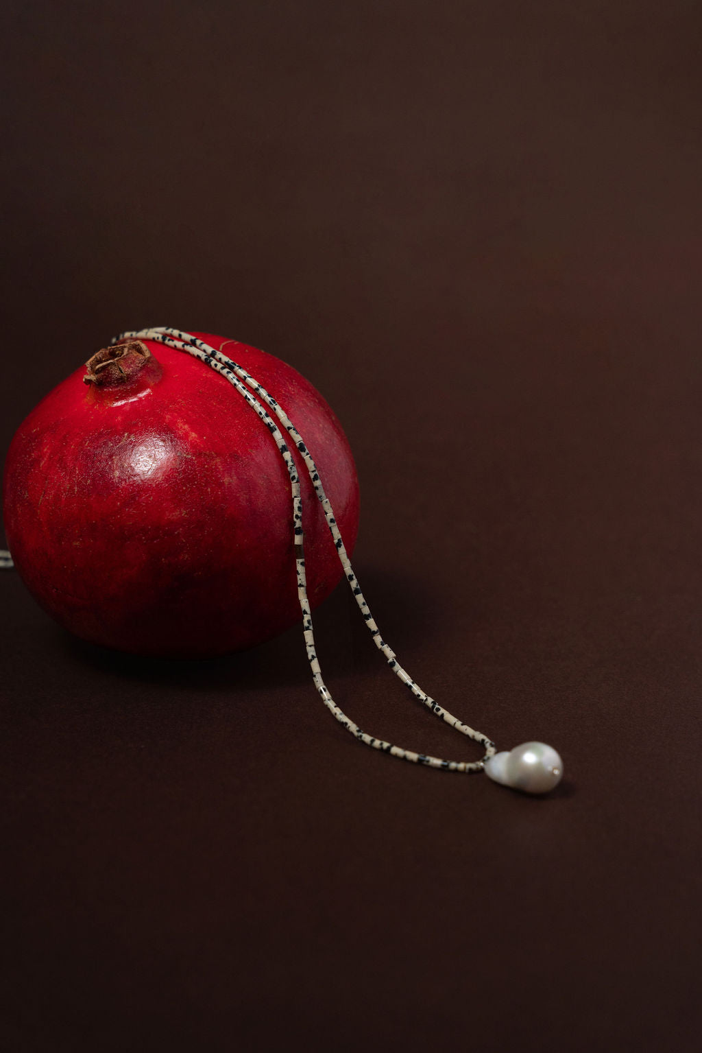 Jasper & Baroque Pearl Necklace