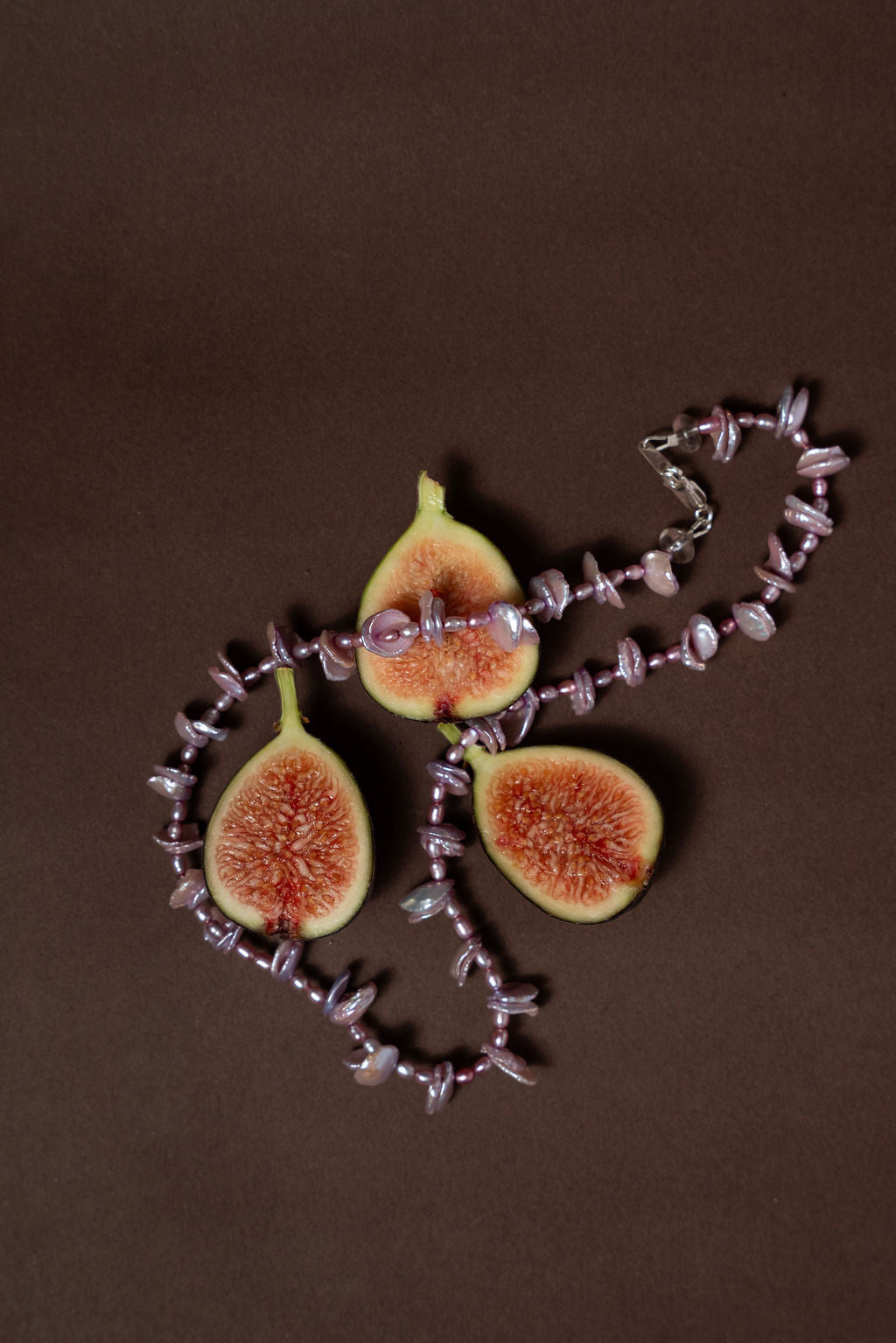 Purple Keshi Pearl Necklace