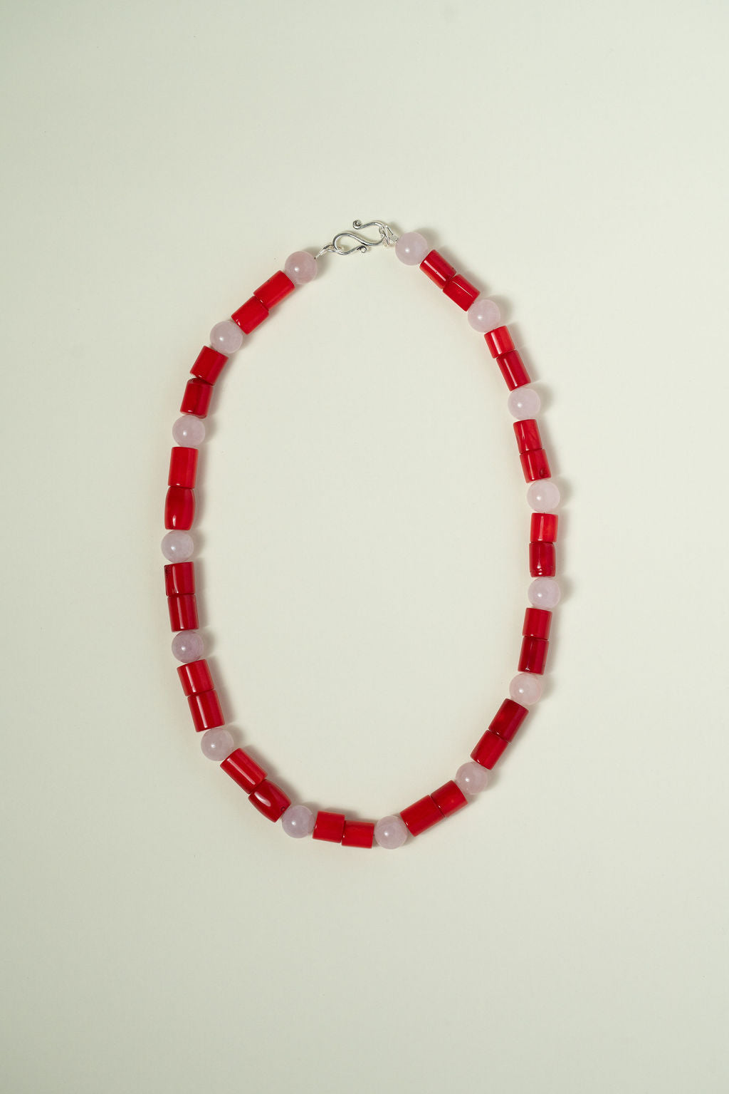 Quartz & Coral Necklace