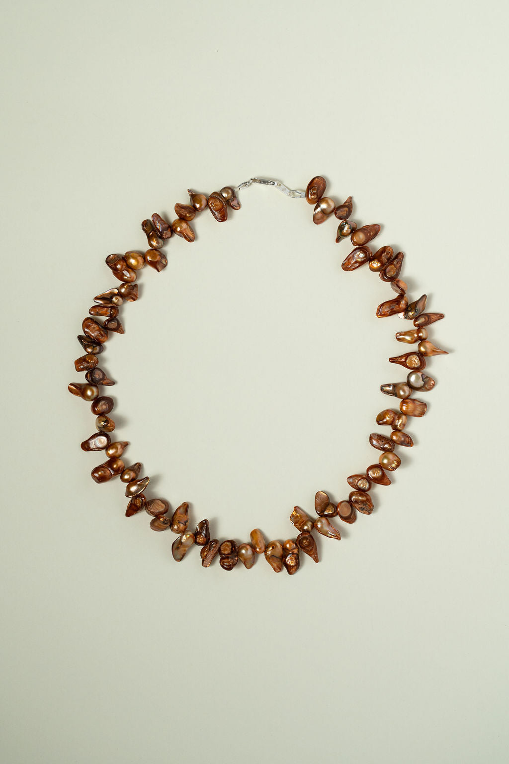 Brown Blister Pearl Necklace