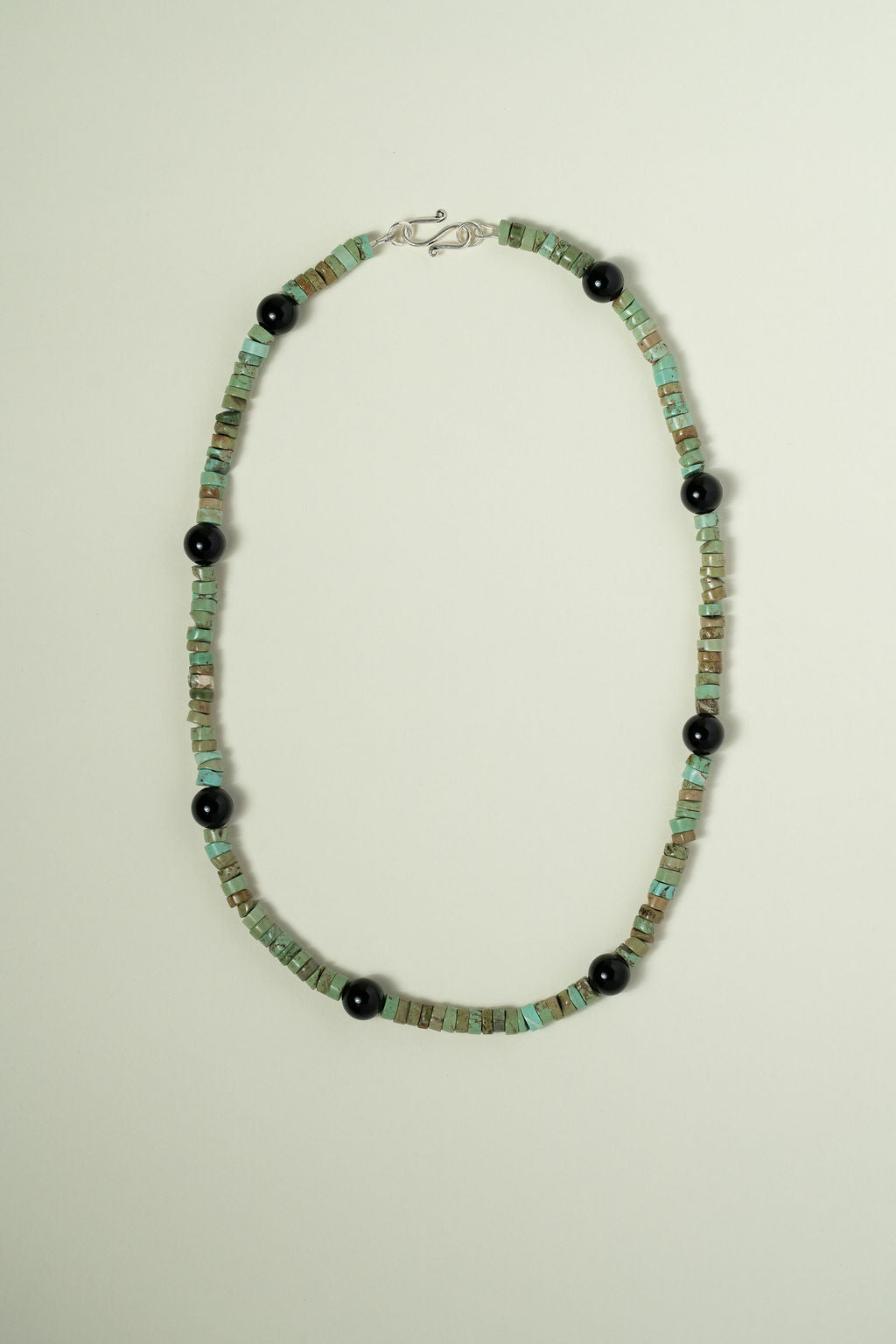 Black Onyx & Chrysocolla Necklace