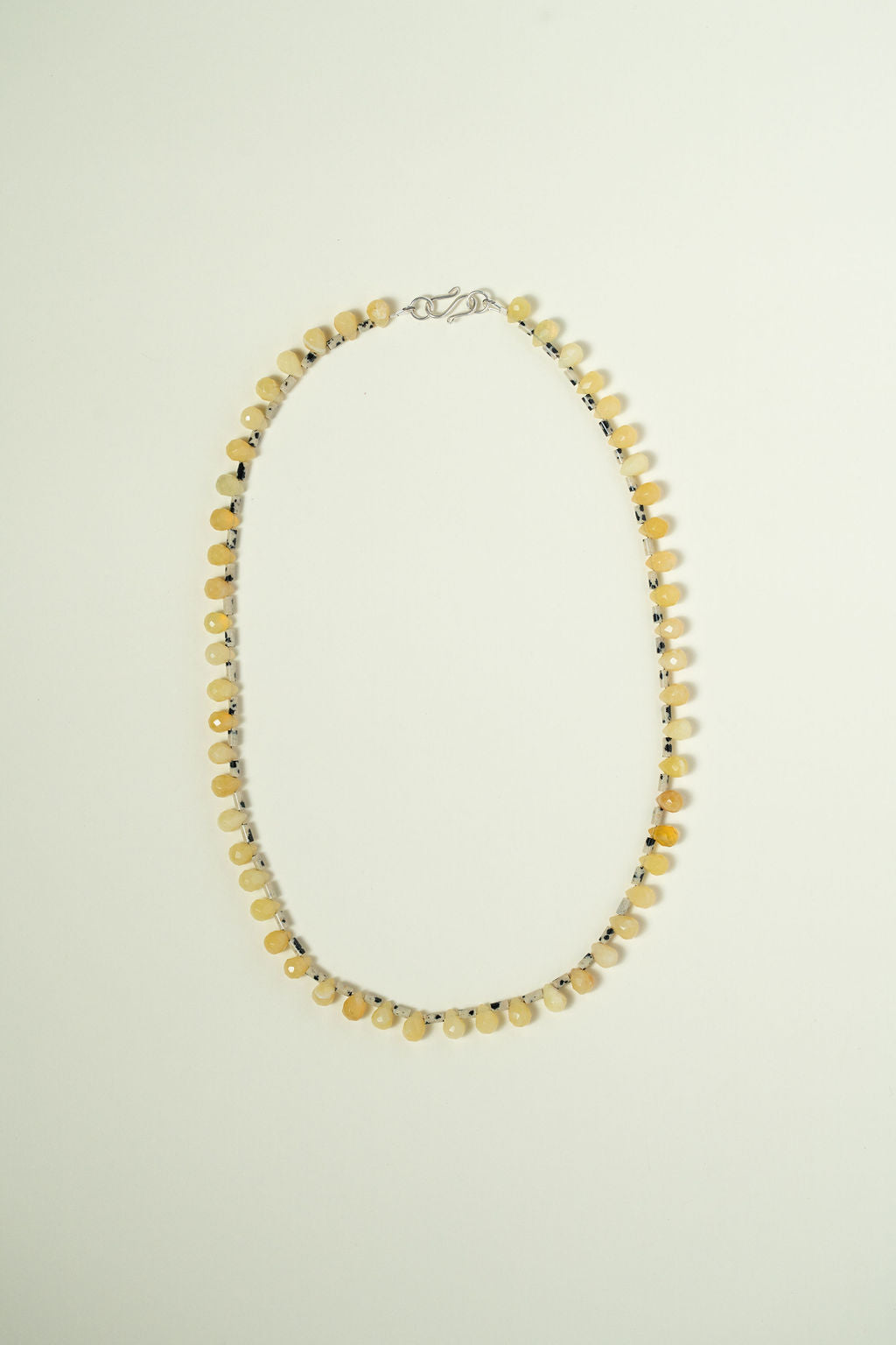 Golden Dalmatian Jasper Necklace
