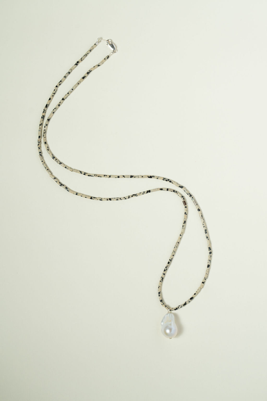 Jasper & Baroque Pearl Necklace