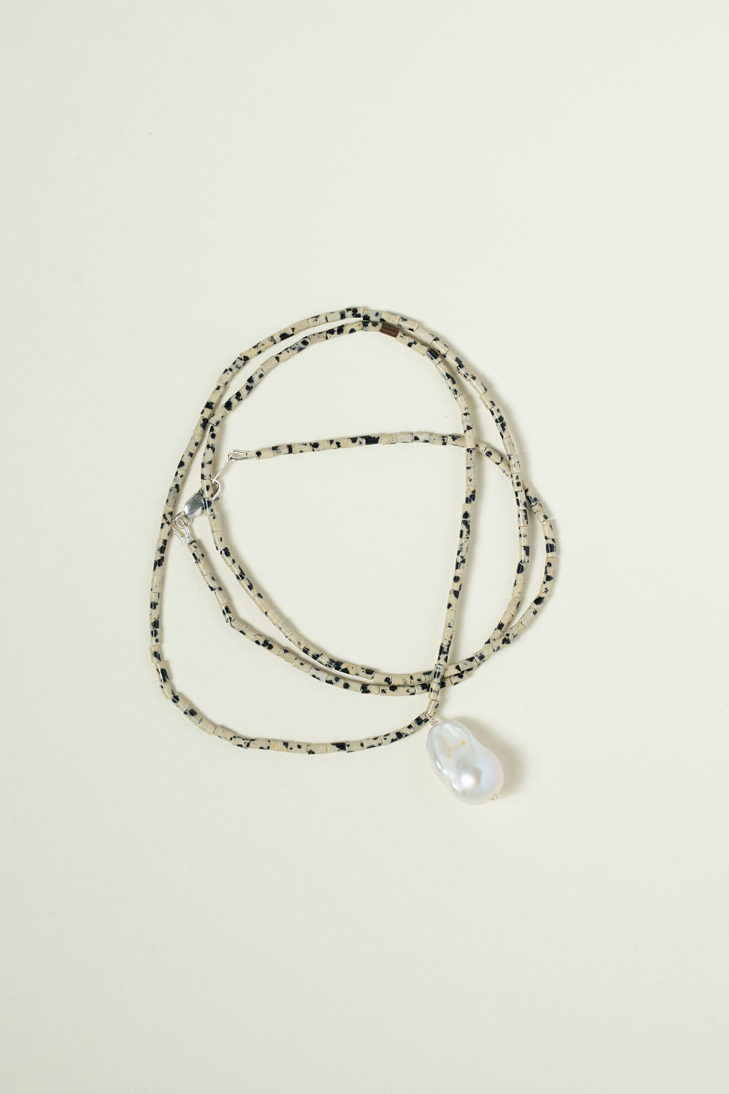 Jasper & Baroque Pearl Necklace