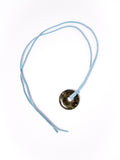Blue Green Disk Necklace