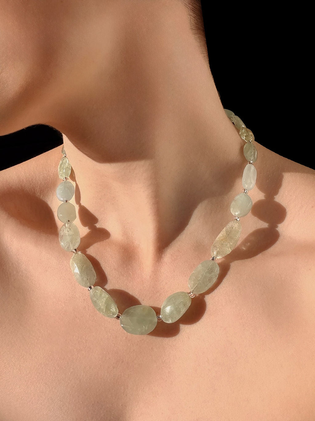 Graduated Aquamarine Necklace