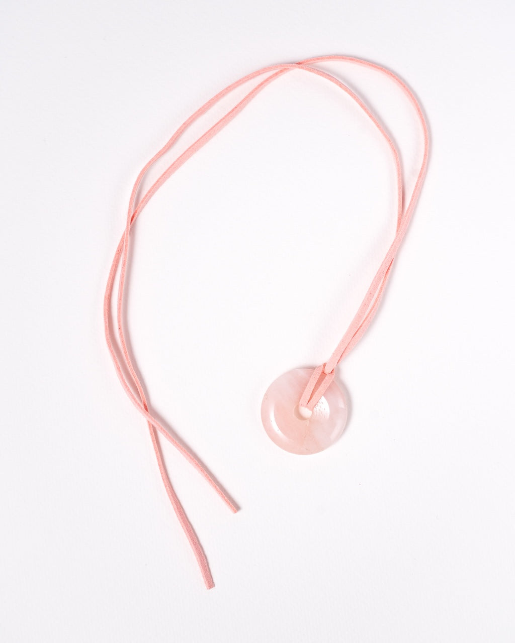 Pink Pink Disk Necklace