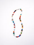 Mixed-Colors & Pearl Necklace