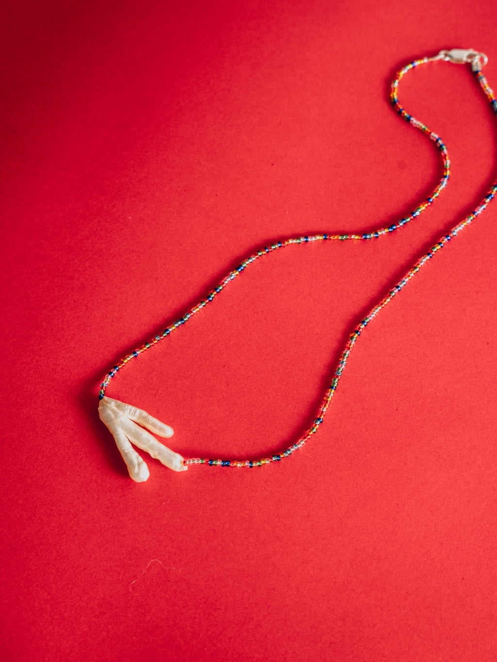 Czech Keshi Pearl Necklace