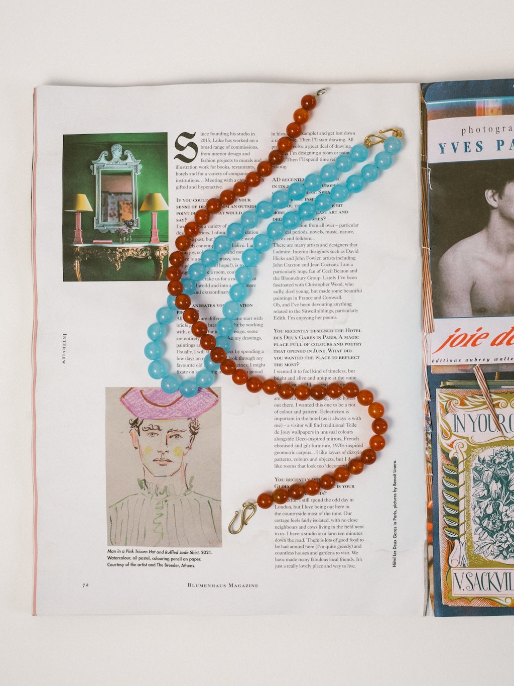 Cornflower Jade Necklace