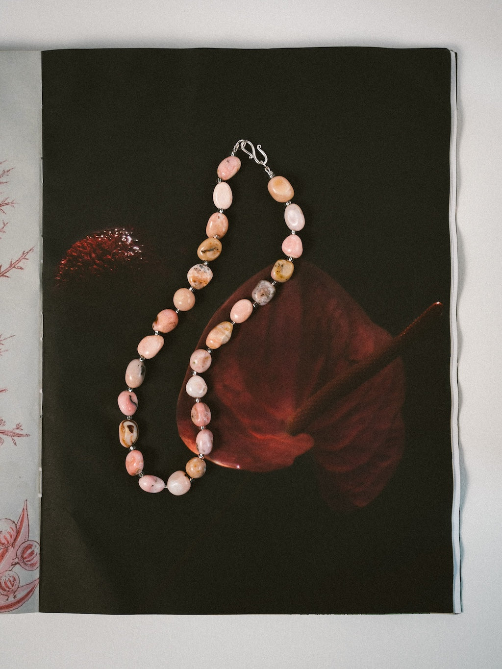 Peruvian Pink Opal Necklace