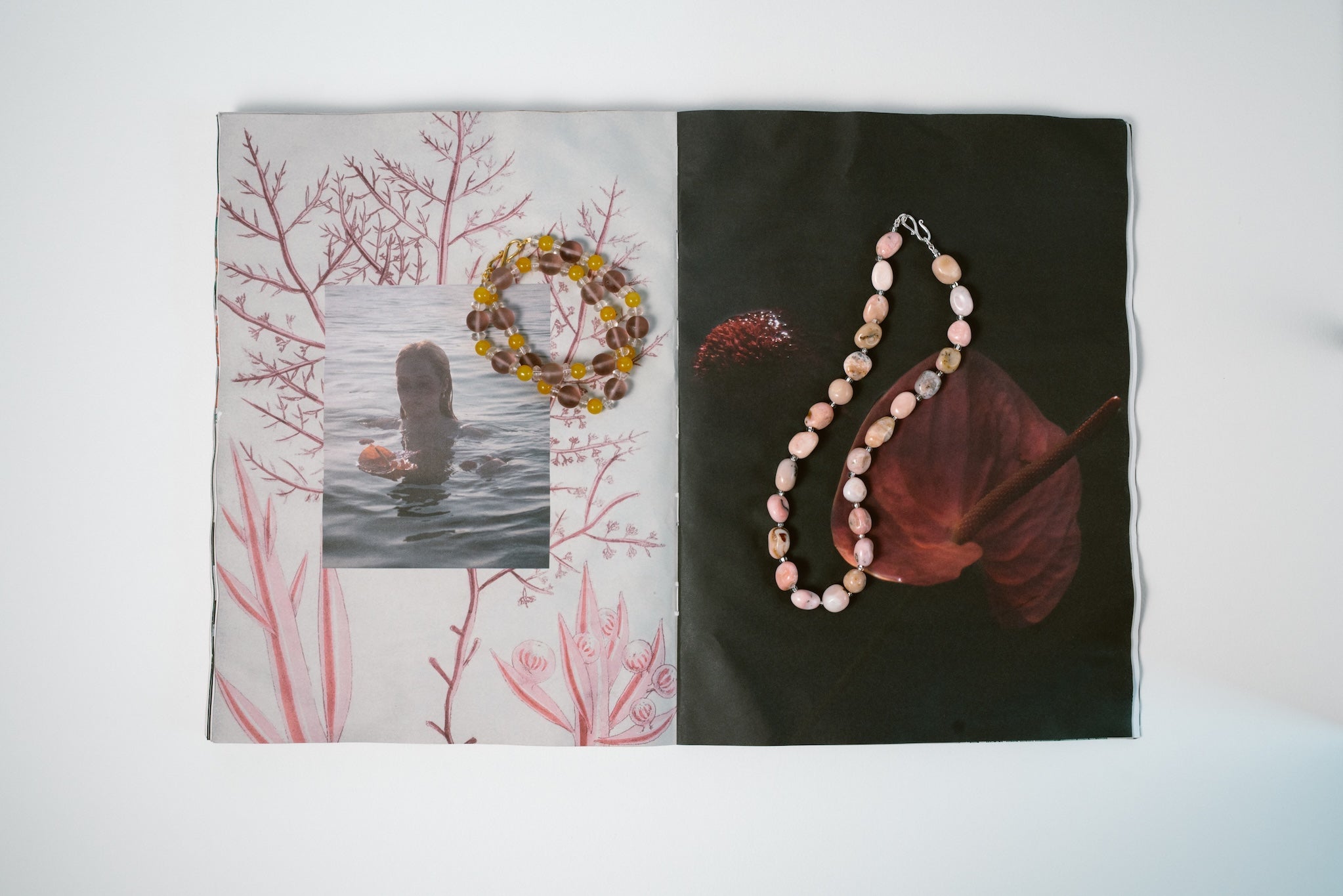 Peruvian Pink Opal Necklace