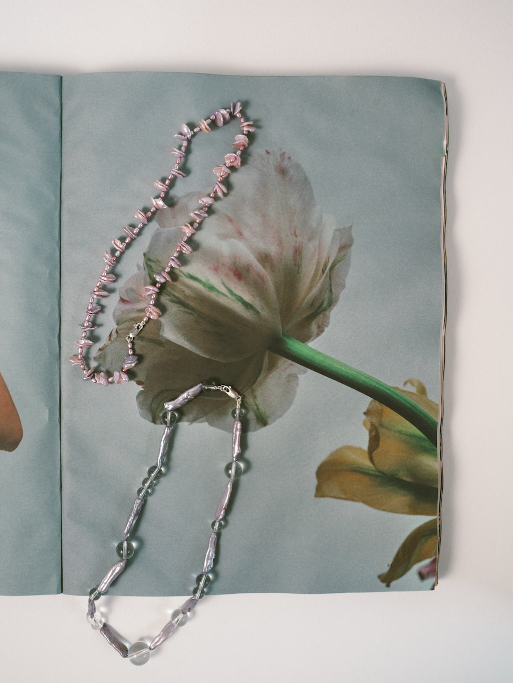 Purple Keshi Pearl Necklace