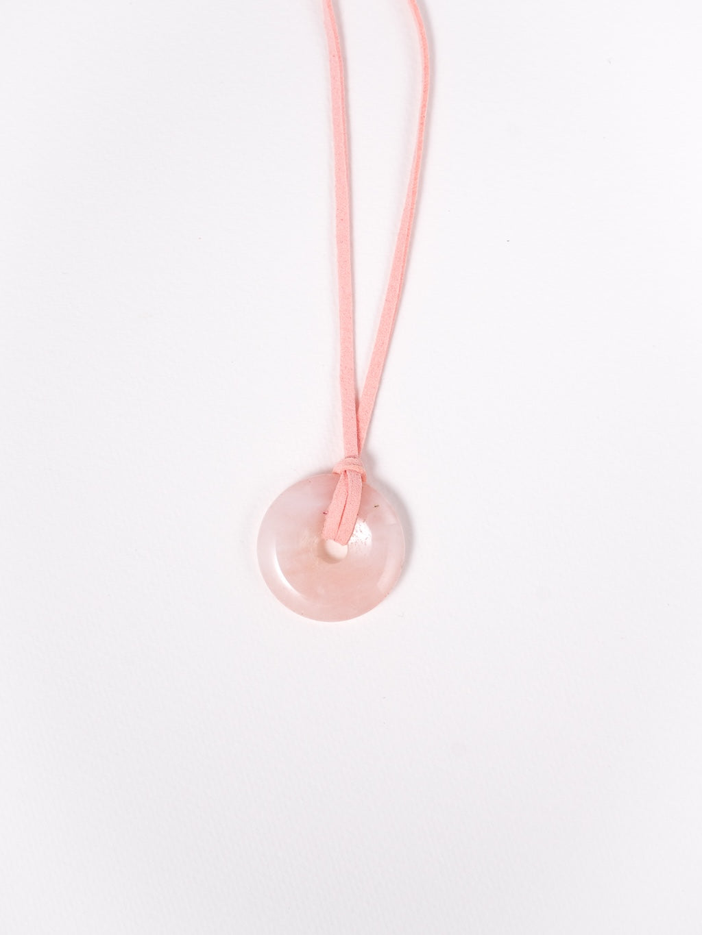 Pink Pink Disk Necklace